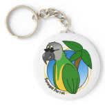 Shades Senegal Parrot Keychain