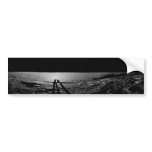Shadow Cast of Apollo 12 Astronauts on the Moon bumper stickers