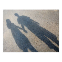 Shadow Couple Postcard
