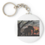 Shadow Elephant keychains
