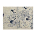 Shadow puppets by Nishikawa, Sukenobu Ukiyoe postcards