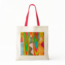 Shadow Talk - Acrylic Oriental Colour Art Tote Bags