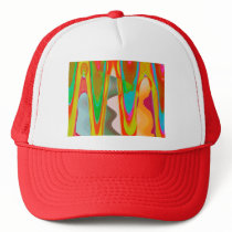 Shadow Talk - Acrylic Oriental Colour Art Hat