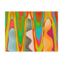 Shadow Talk - Acrylic Oriental Colour Art Postcard