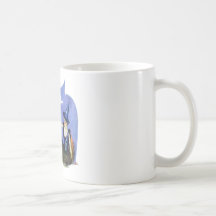 Shadow Witch and her Black Cat Coffee Mugs
