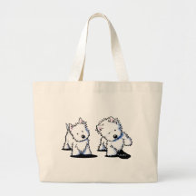 Shadowboxing Westies Bags