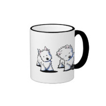 Shadowboxing Westies Mugs