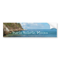 Shady Beach Runaway; Puerto Vallarta, Mexico Bumper Sticker