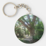 Shady Park Bench Keychain