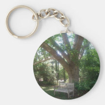 Shady Park Bench Keychain
