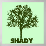 Shady Tree GO Green Humour Print