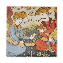 Shah Abbas I  and a Courtier Fridge Magnet