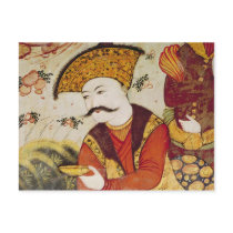 Shah Abbas I  and a Courtier offering Post Card