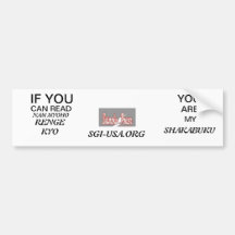 SHAKABUKU BUMPER STICKERS