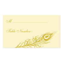 Shake your Tail Feathers Place Card (brown) Business Card Templates