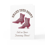 Shake Your (Victorian) Booty - Dance Invitation cards