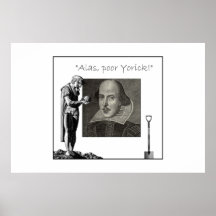 Shakespeare and Hamlet Posters