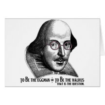 Shakespeare Lennon II Card
