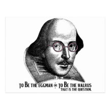 Shakespeare Lennon II Postcard