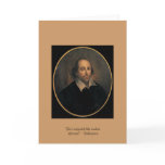 Shakespeare "Love Comforteth" Greeting Card
