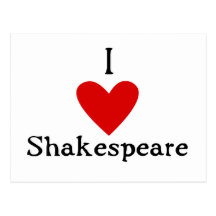 Shakespeare Love Post Cards