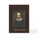 Shakespeare "Love/Reason" Quote Greeting Card