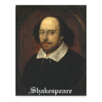 Shakespeare on a poster posters