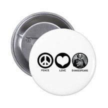 Shakespeare Pinback Buttons