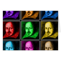 Shakespeare Pop Art Cards