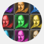 Shakespeare Pop Art Sticker