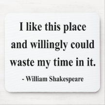 Shakespeare Quote 6a Mouse Pad