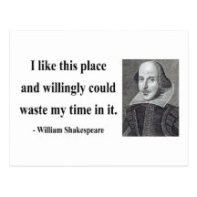 Shakespeare Quote 6b Postcard