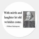 Shakespeare Quote 7b Round Sticker