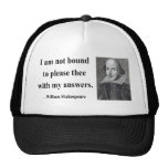 Shakespeare Quote 9b Trucker Hat