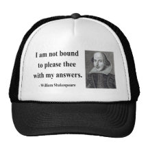Shakespeare Quote 9b Trucker Hat
