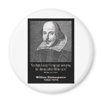 Shakespeare Quote ~ Good Night, Good night! magnets
