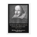 Shakespeare Quote ~ Good Night, Good night! postcards