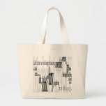 Shakespeare Quote Jumbo Tote Bags