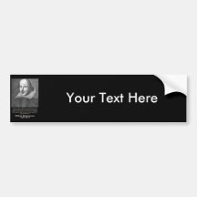 Shakespeare Quote Midsummer Night’s Dream Bumper Stickers