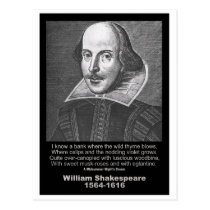 Shakespeare Quote Midsummer Night’s Dream postcards