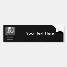 Shakespeare Quote ~ Romeo and Juliet Bumper Sticker