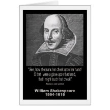 Shakespeare Quote ~ Romeo and Juliet Greeting Card
