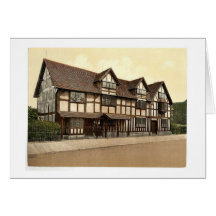 Shakespeare's birthplace, Stratford-on-Avon, Engla Card