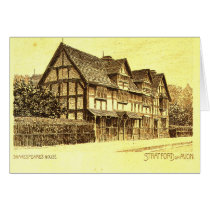 Shakespeare's House Stratford on Avon Cards
