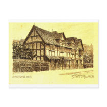 Shakespeare's House Stratford on Avon Postcard
