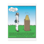 Shakespeare's The BeeKeeper Funny Gifts & Tees postcards