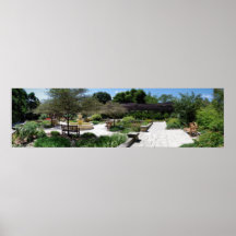 Shakespearian Garden Panoramic Print