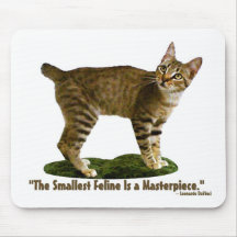 Shallest Feline is a Masterpiece Mouse Pad