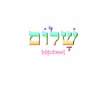 Shalom, bitches! t-shirts