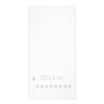 Shalom {Vertical} Picture Card